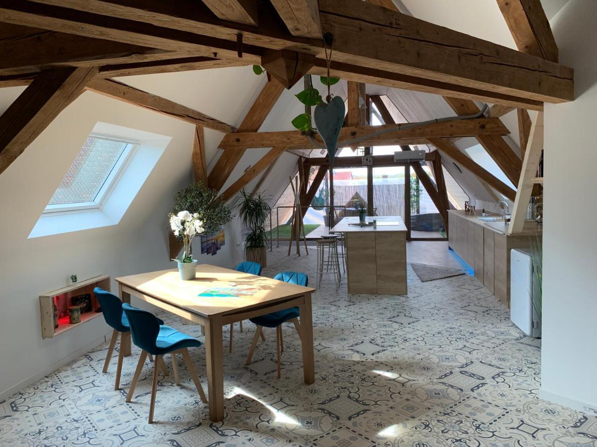 Ferienwohnung Nid De Cigogne Illhaeusern Exterior foto
